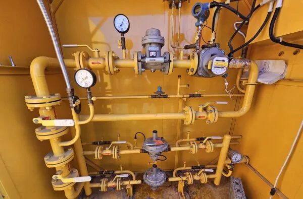 Газовое оборудование и газопроводы котельной